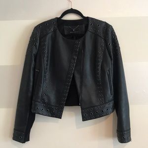 BCBG Faux Moto Jacket